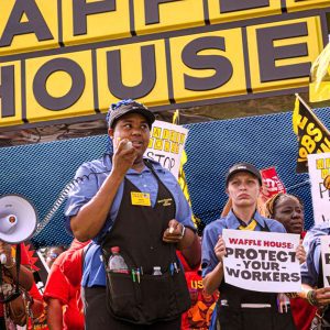 Waffle House Workers Serve Up a Strike Special