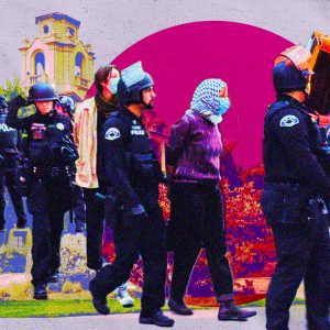 ‘They Want to Silence Us’: Riot Cops Arrest 19 Students for a Palestine Sit-In