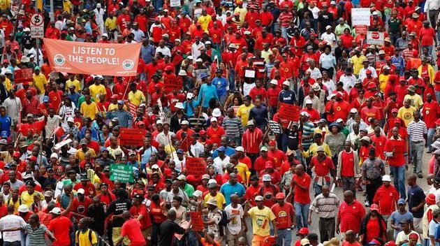 South African unions prepare for historic strike on October 7