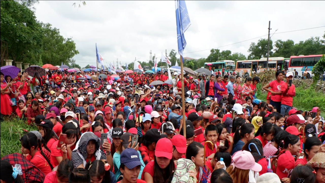 Workers in Myanmar demand implementation of revised laws on labor disputes