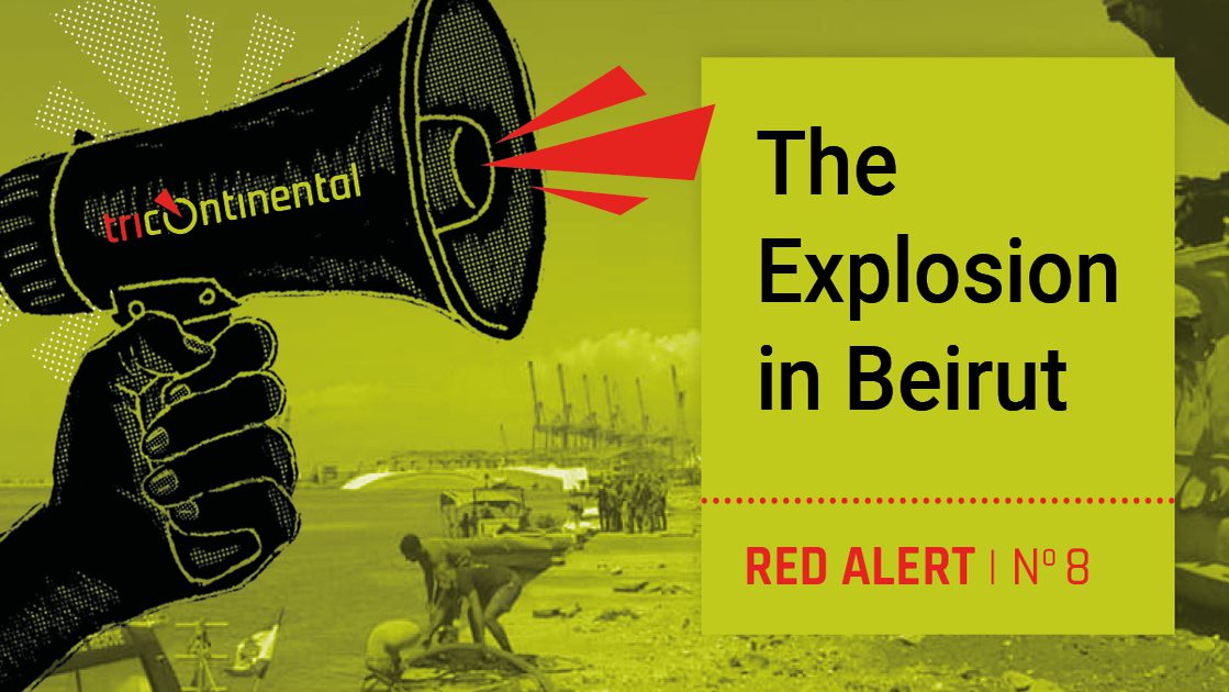 The explosion in Beirut