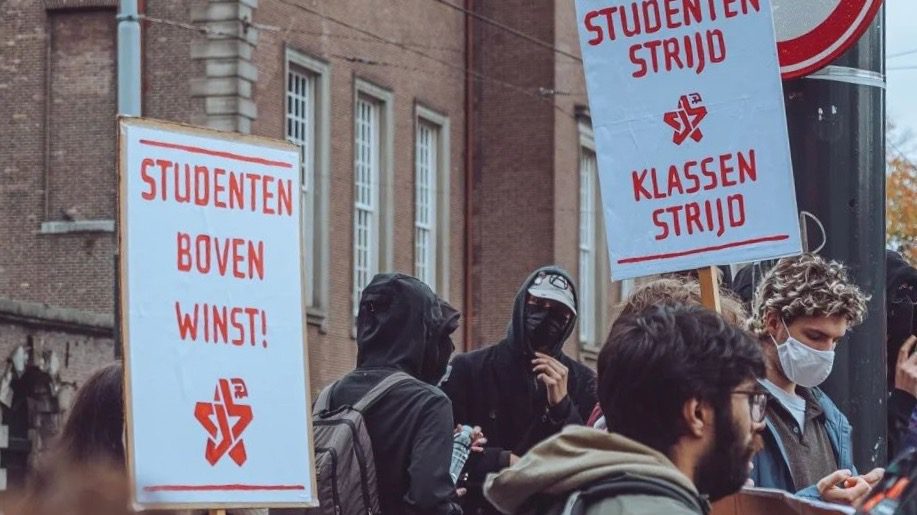 Students Protest - Amsterdam (1)