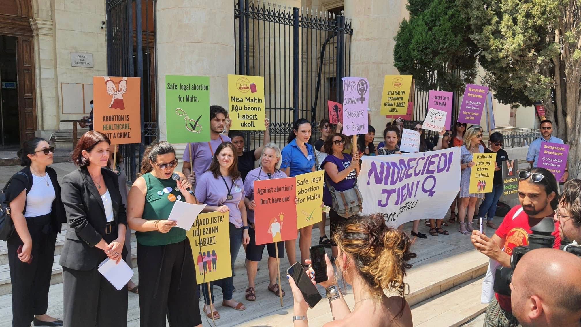 Women's Protest - Malta