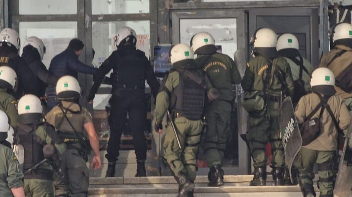 Massive police crackdown on student organizers in Greece met with widespread condemnation