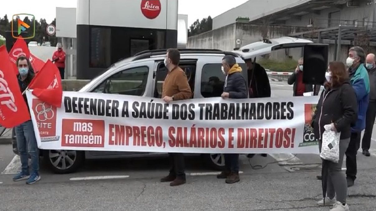 Workers of Leica plant in Portugal protest wage discrimination 