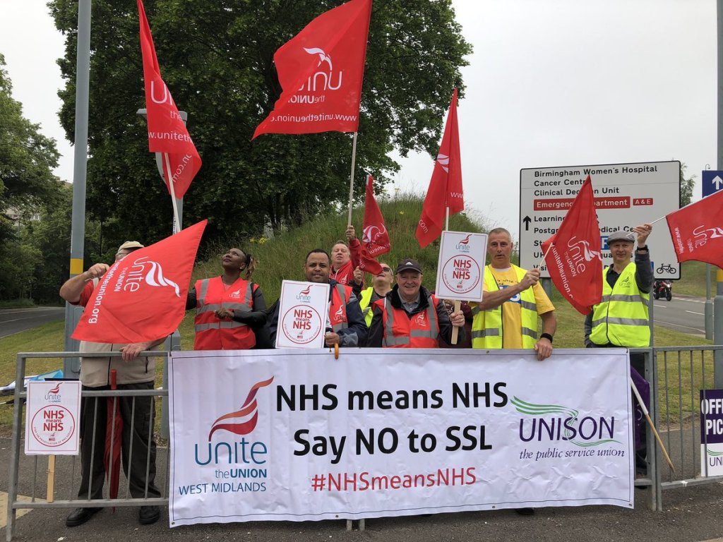 NHS strike -Birmingham