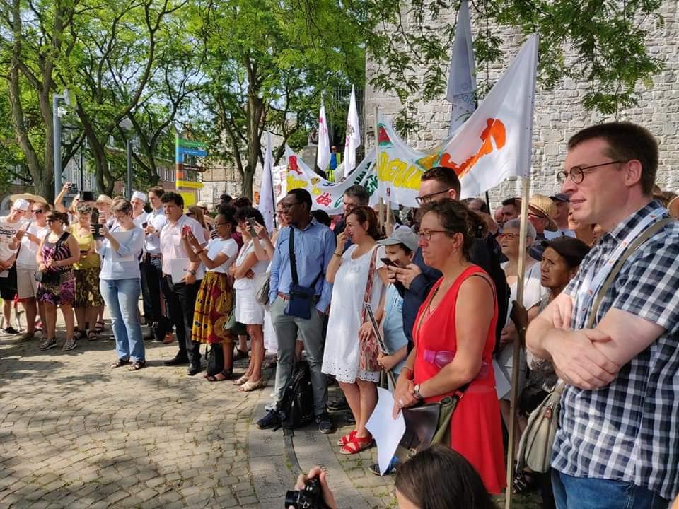 CISP Belgium protests