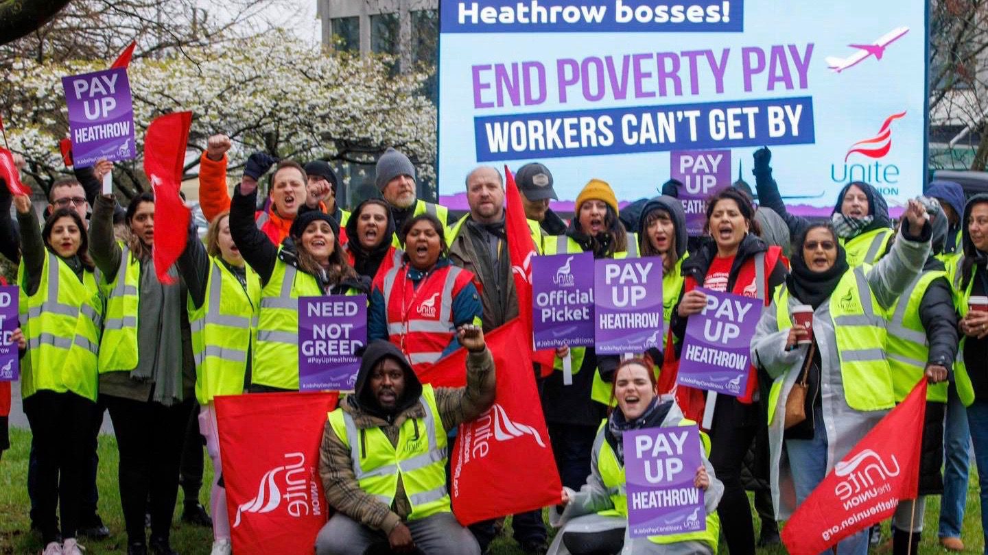 3-04 Heathrow Security Strike - UK