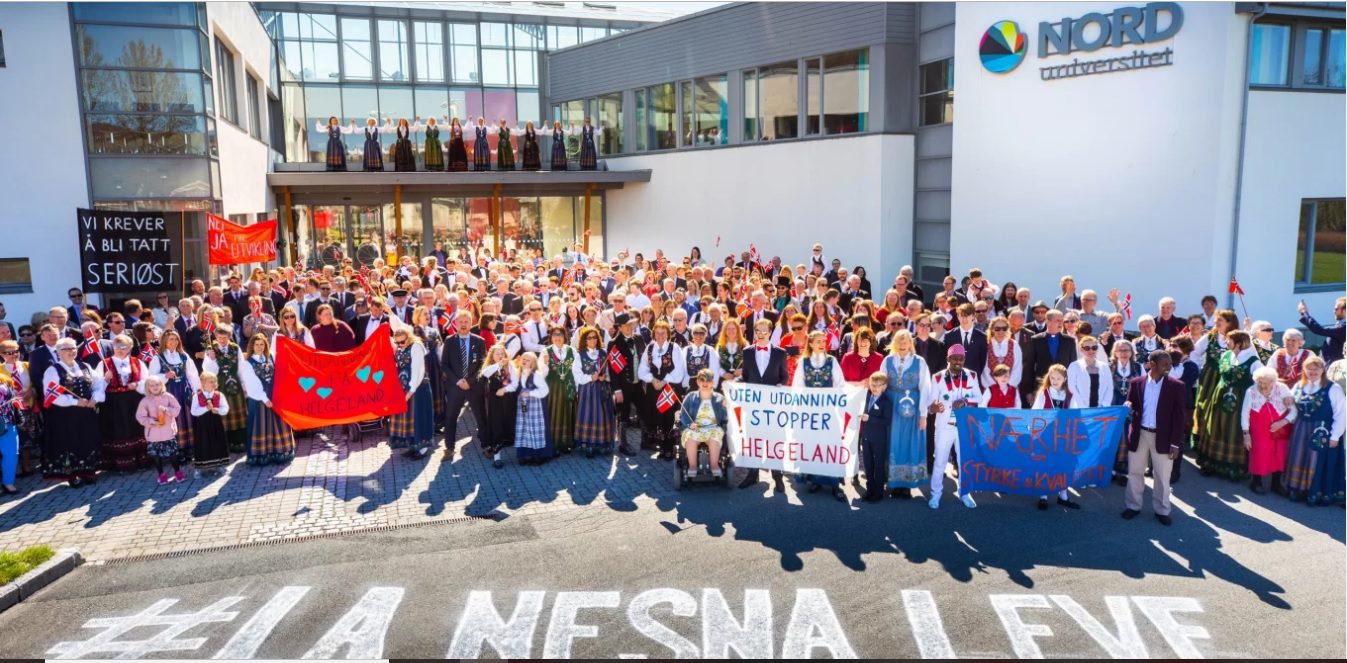 Protests break out in Norway over decision to shut down Nord University campuses