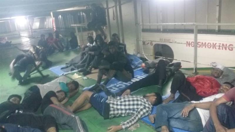 Grim future awaits refugees forcibly disembarked from boat in Libya