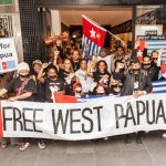 Protest in support for West Papua movement
