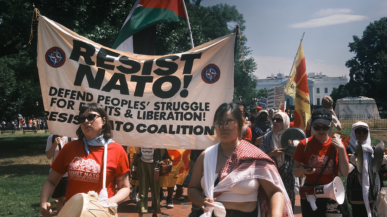 Hundreds protest NATO Summit in Washington, DC