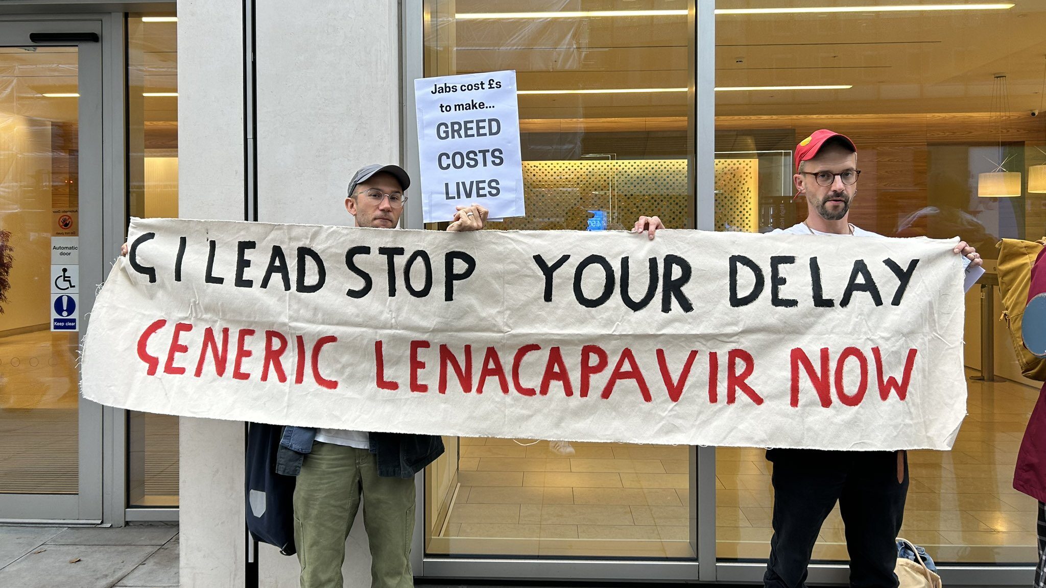 London activists push Gilead to lower price of new HIV drug