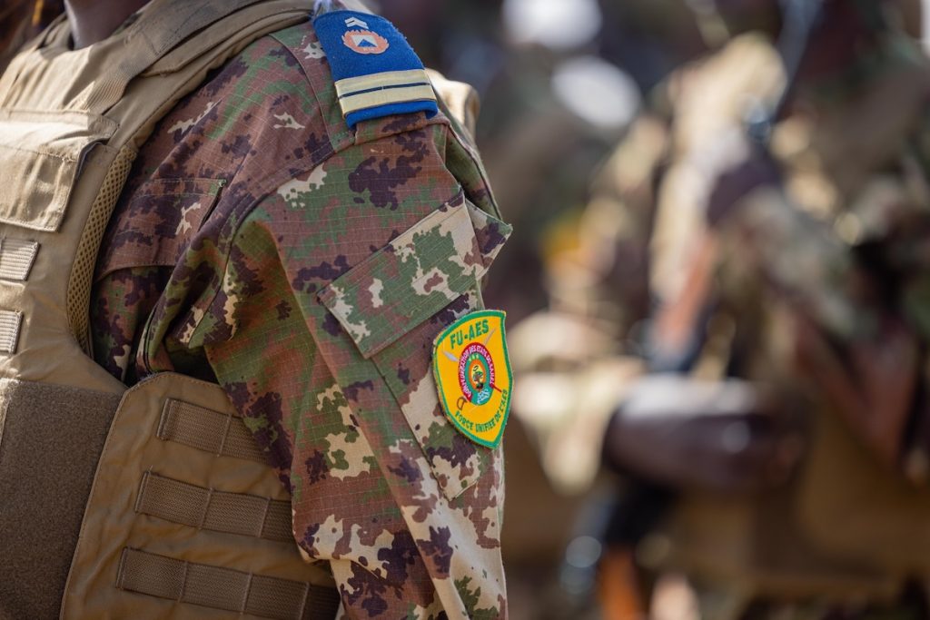 Uniform of joint military force of the AES