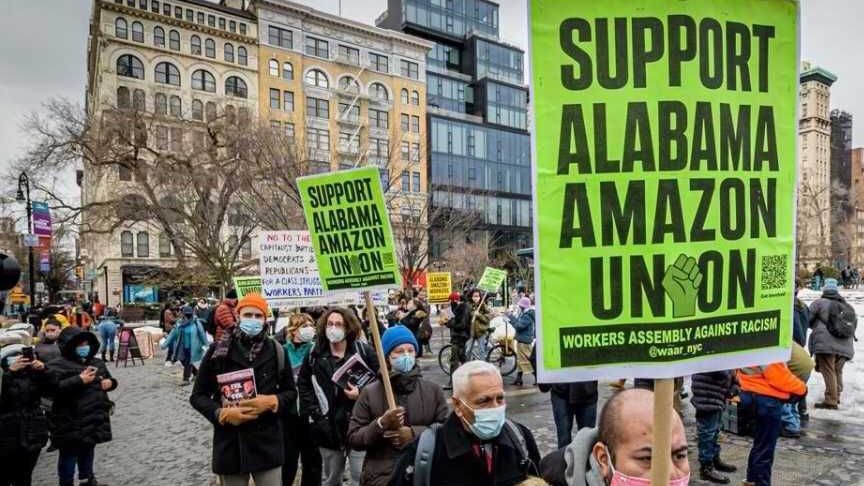Week-long boycott of Amazon planned over union-busting attempts in Alabama