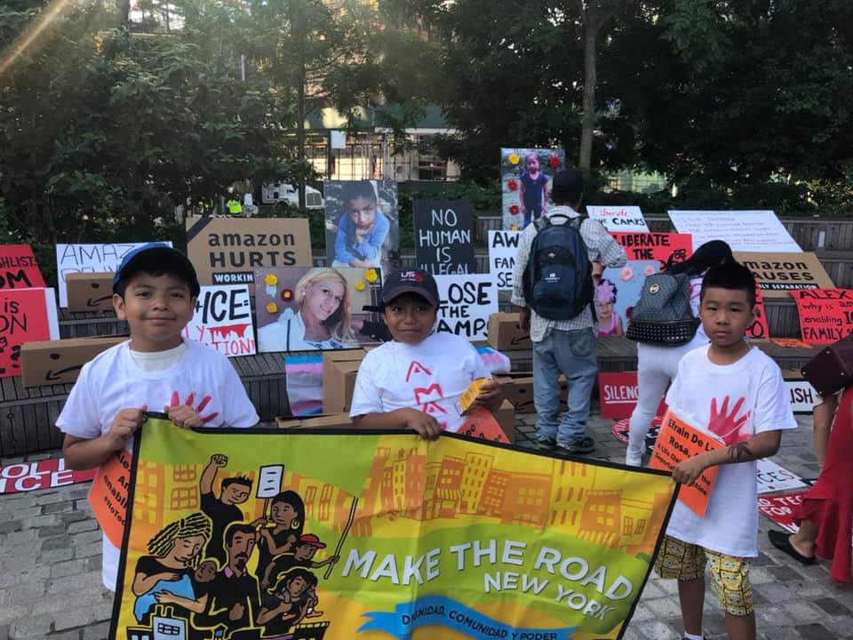 Amazon tech workers protest