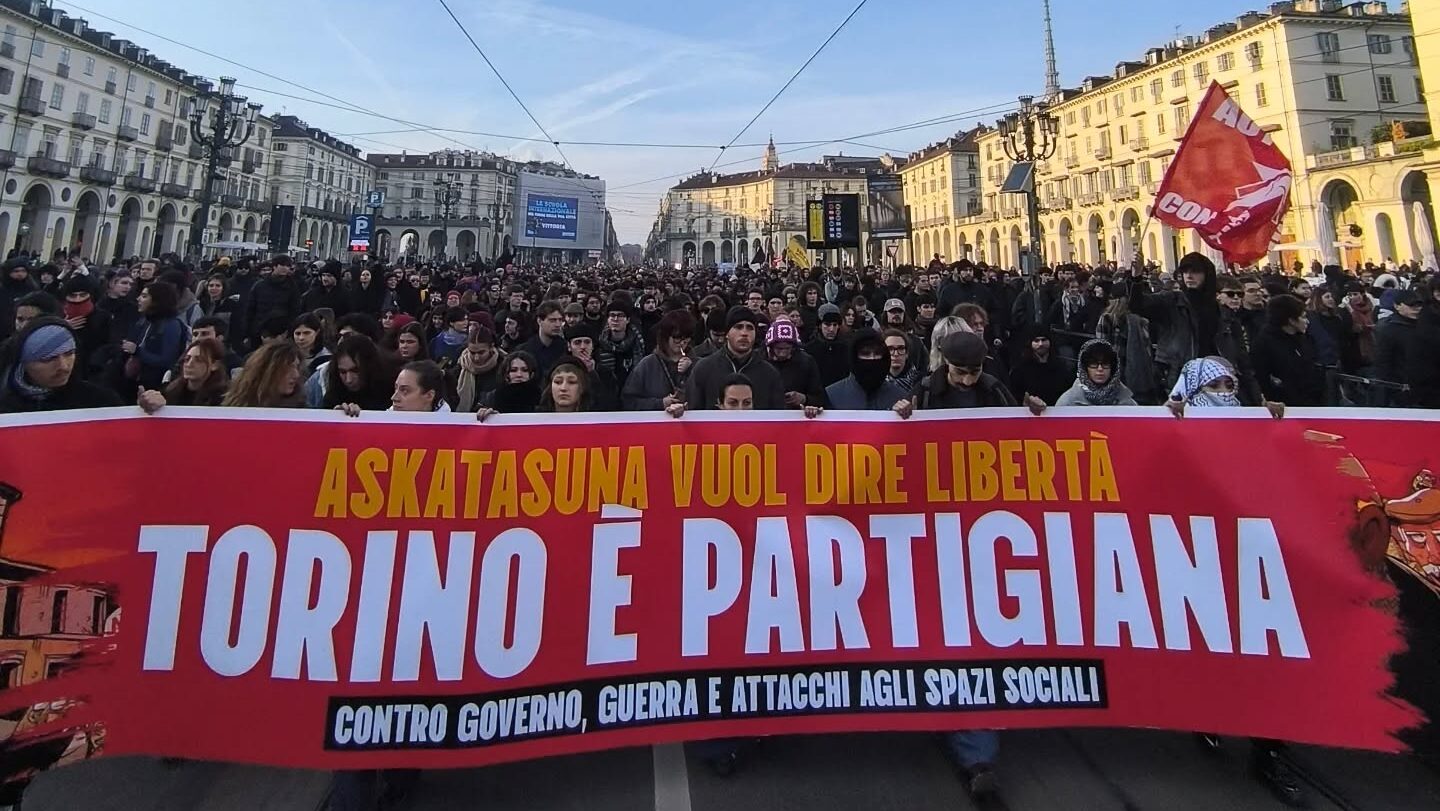 Partisan Turin rises against militarization and repression