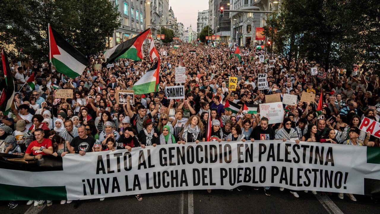 Palestine solidarity protests continue to grow across Europe