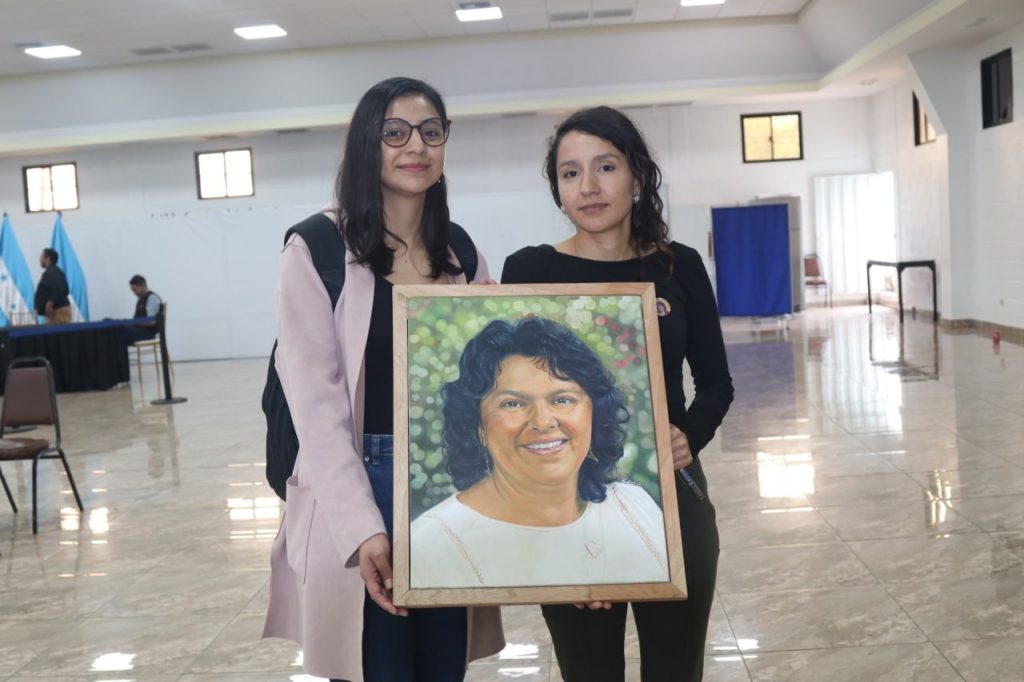 Bertha Zúniga and Laura Zúniga of COPINH