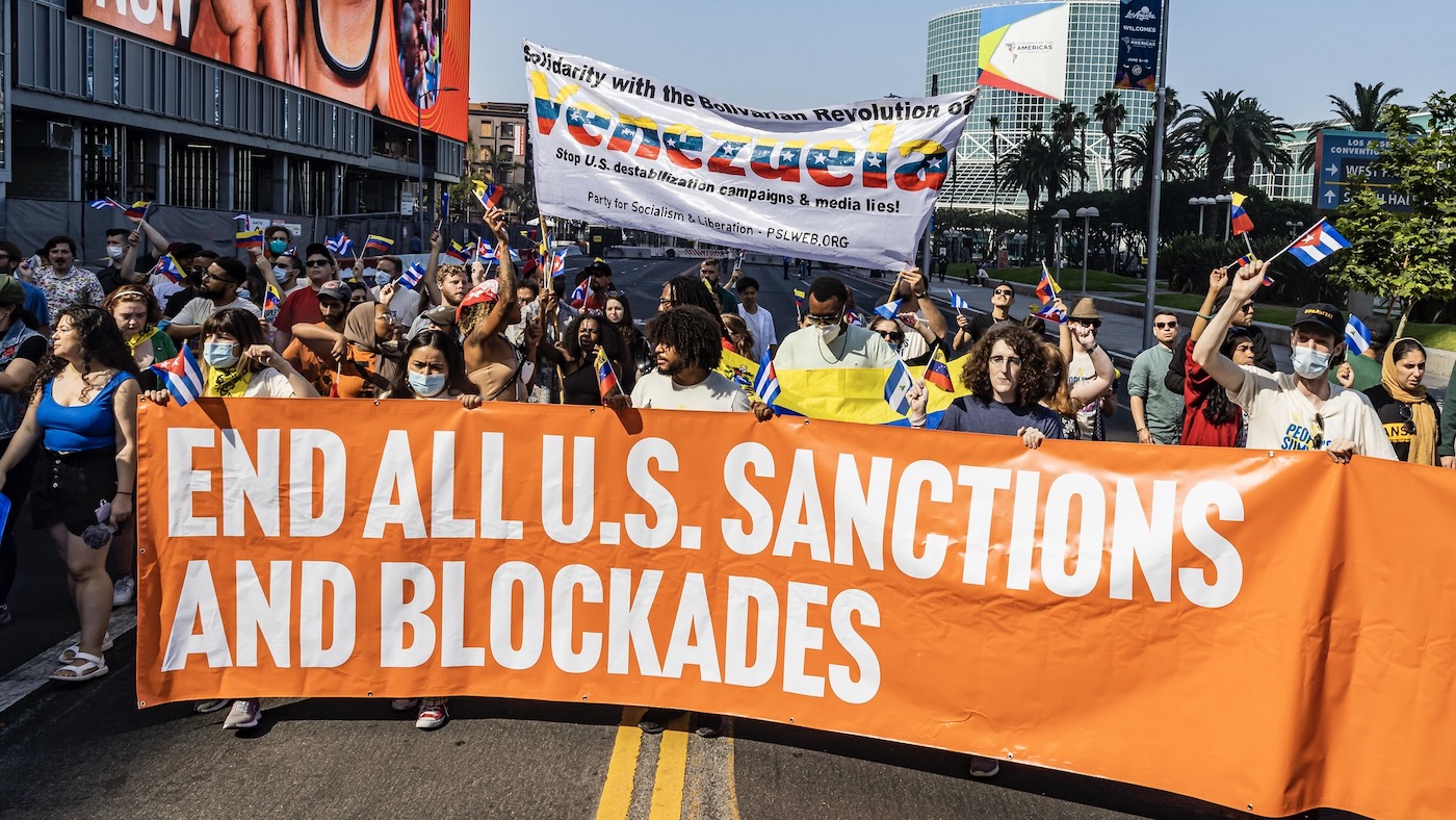 March in Venezuela against sanctions
