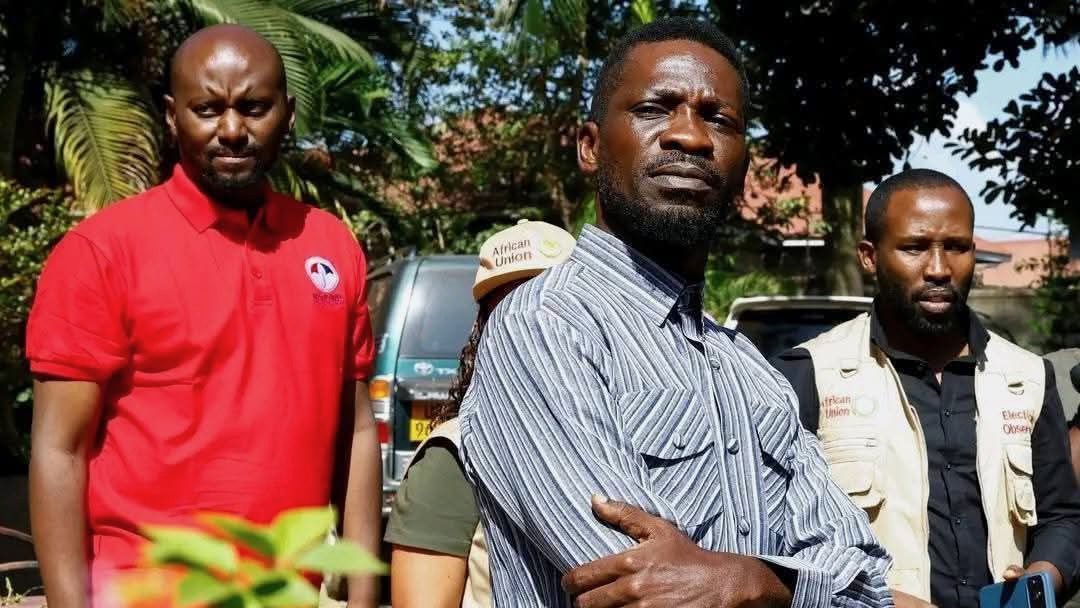 Robert Kyagulanyi, known as Bobi Wine, a presidential candidate in Uganda