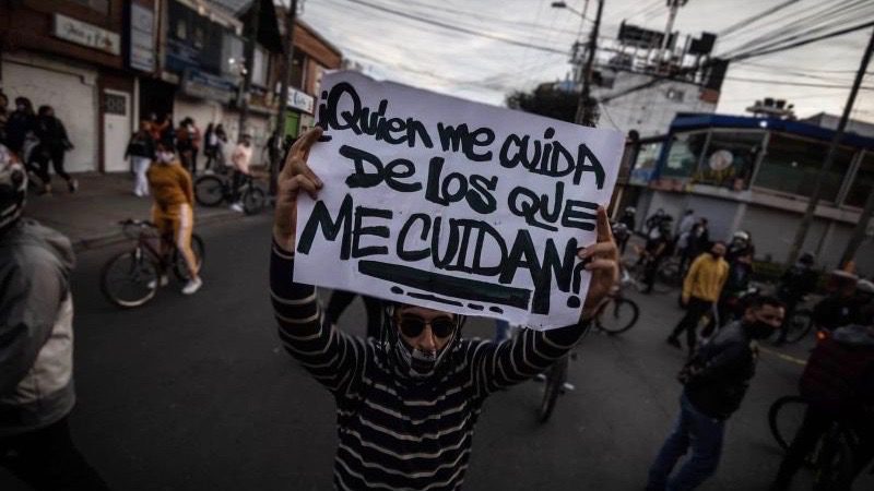 “The number one demand on the streets of Colombia is for justice”