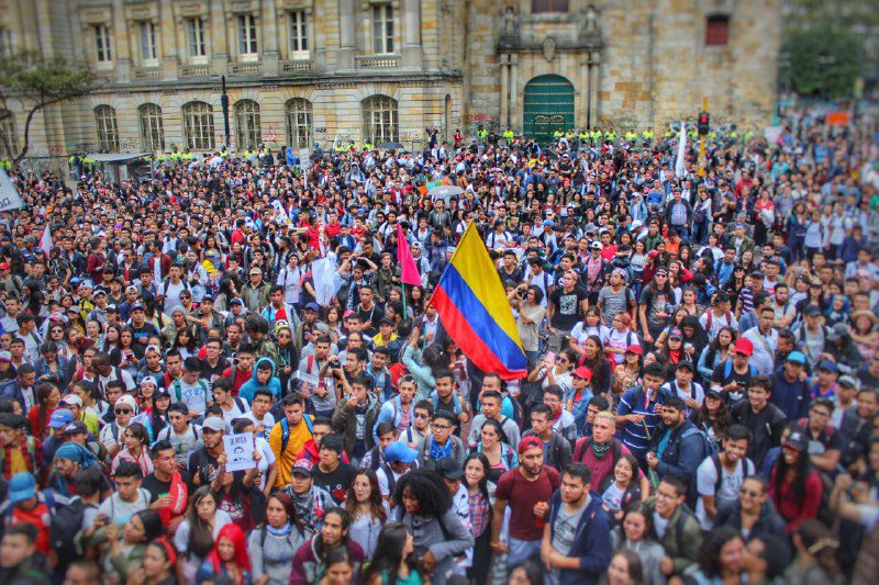 Colombia witnesses historic protest in defense of public education