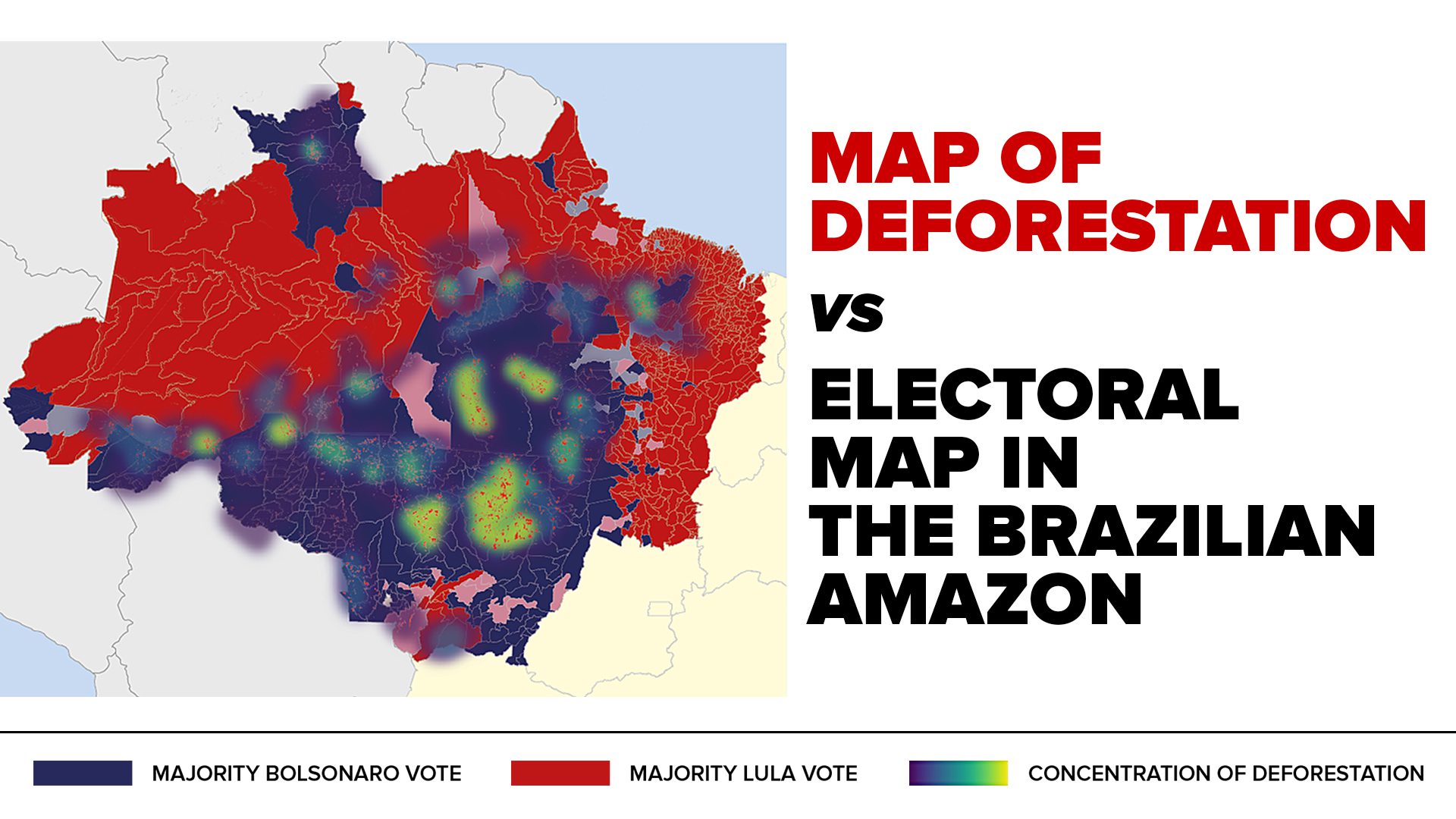 Map shows the alliance between Bolsonaro and environmental crime in the Amazon