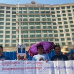 Cambodia hotel workers protest