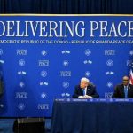 DRC President speaking at the peace agreement signing