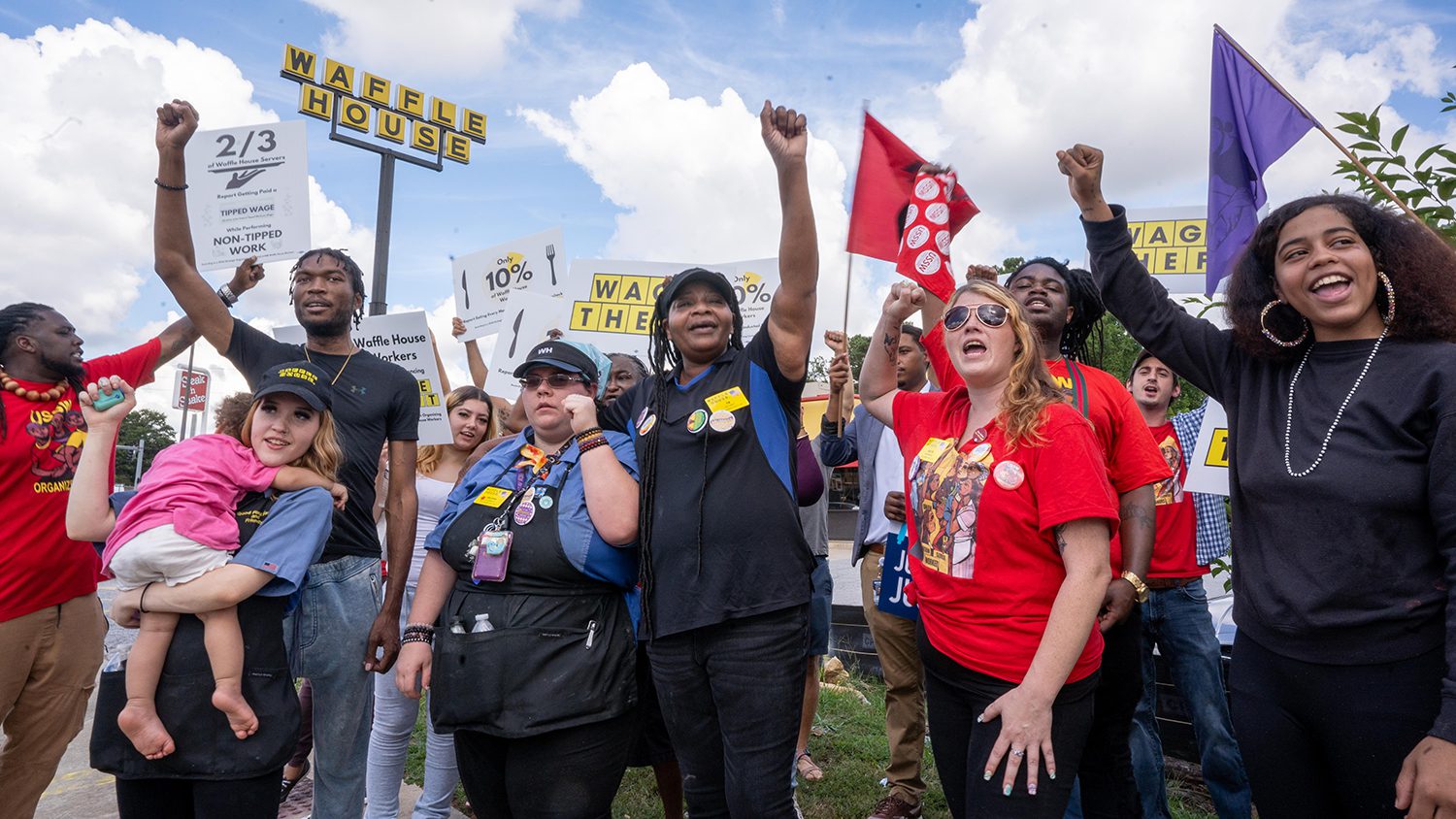 Waffle House workers fight back against wage theft