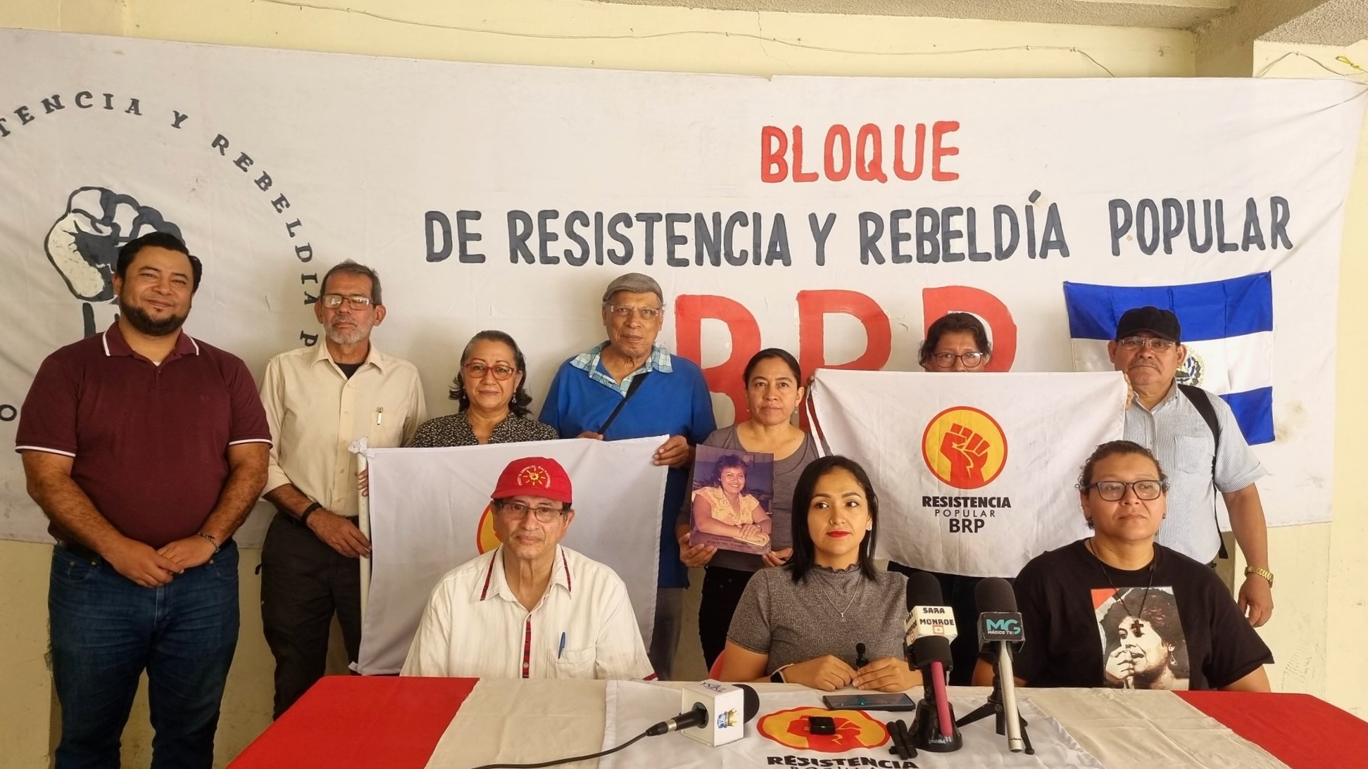 Press conference on the commemoration of Salvadoran trade unionism day