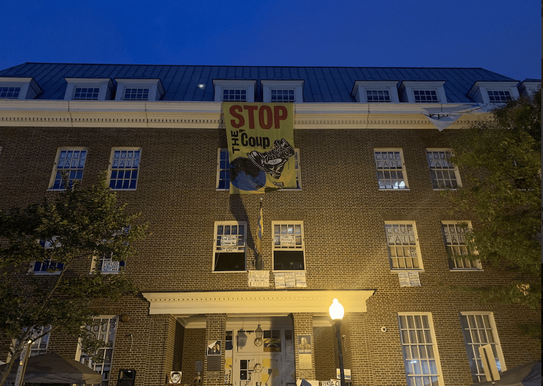 Authorities cut power at Venezuelan embassy in Washington D.C.