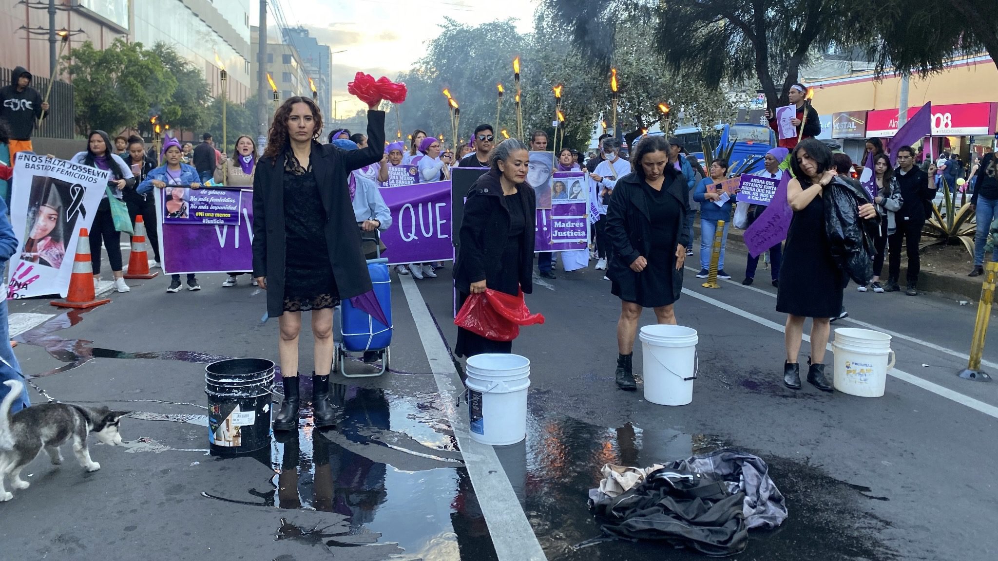 “Not one woman less!”: Ecuadorian women march against gender-based violence