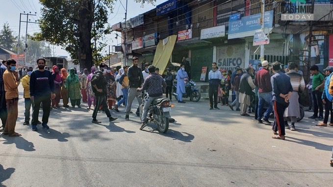Protest in Kashmir