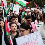 Palestine protest in Bucharest