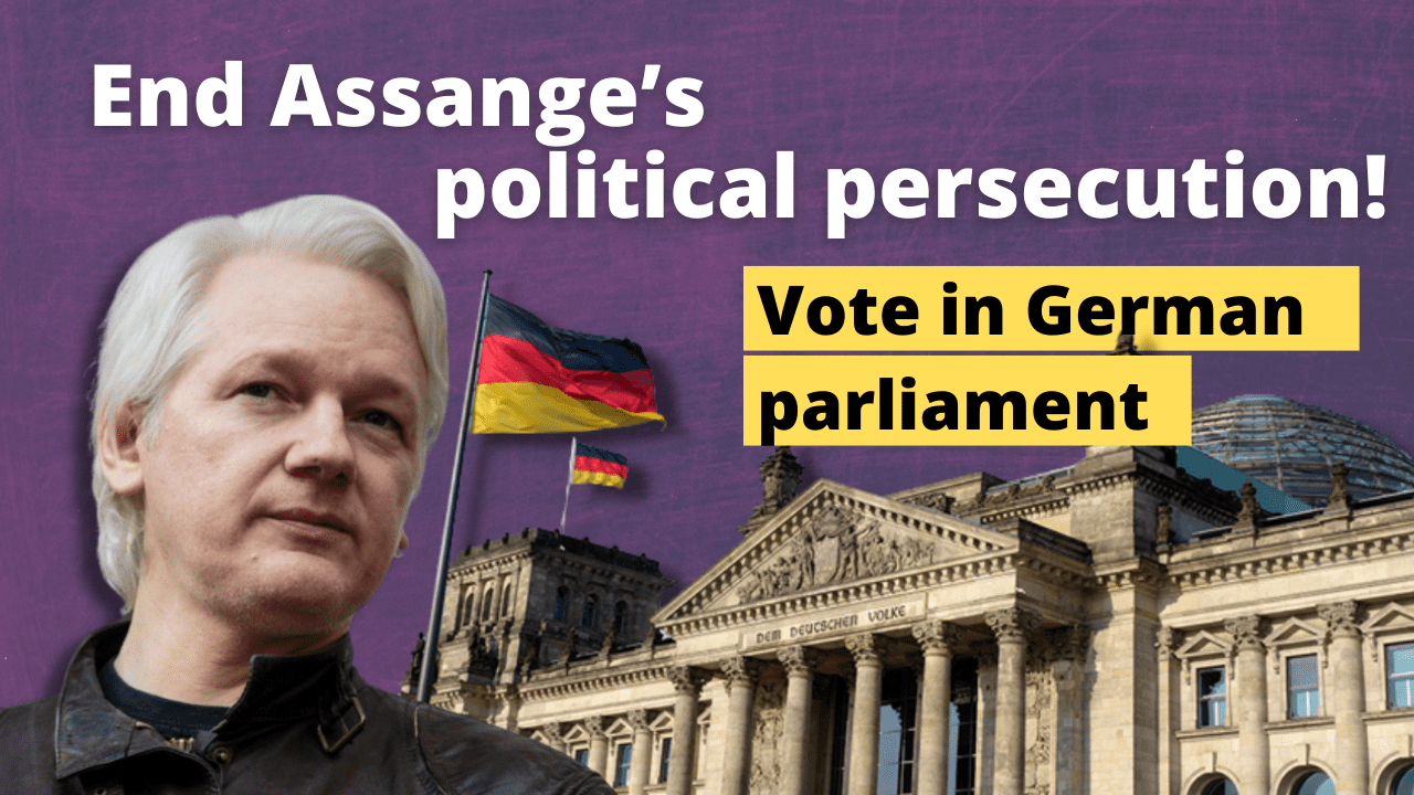 German parliament condemns psychological torture of Julian Assange