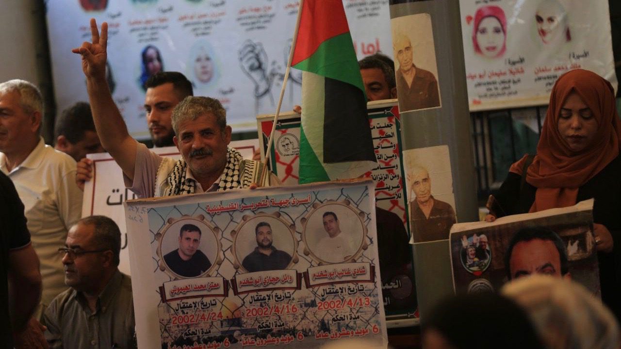 Palestinians against administrative detention