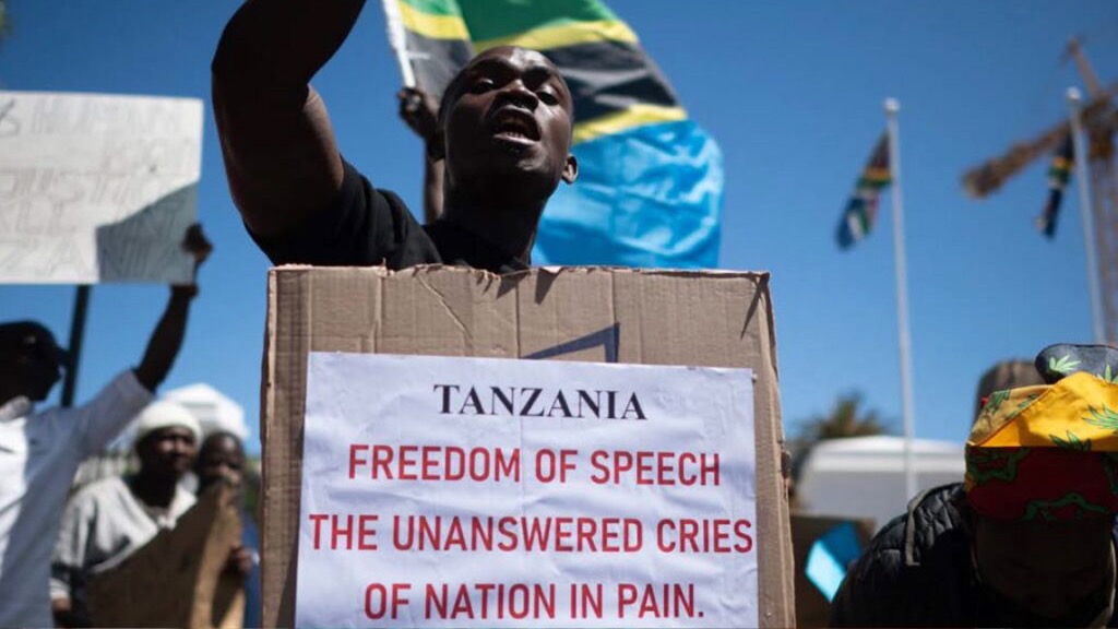 Protests against disputed elections in Tanzania
