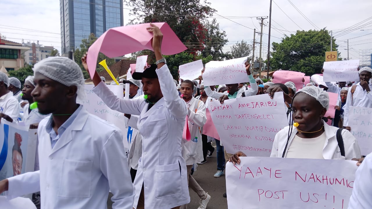 Kenyan health workers prepare for a new round of industrial action