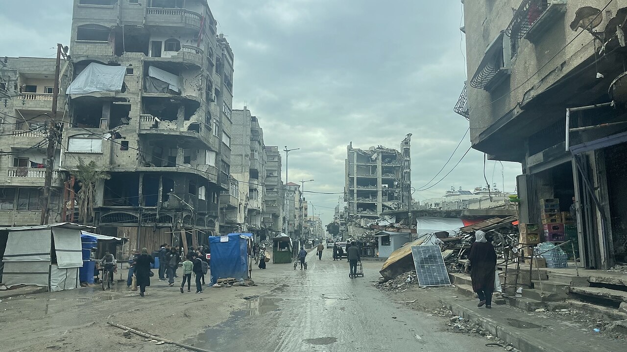 Gaza City destruction