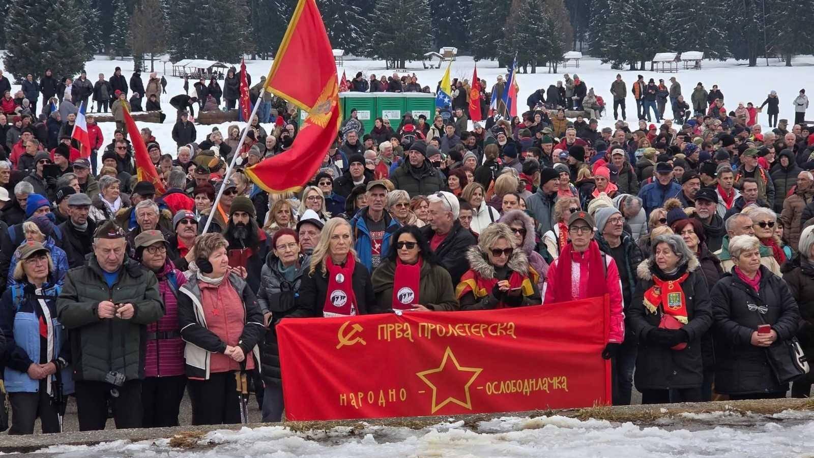 Thousands mark Igman March anniversary as “new fascism” spreads around former Yugoslav republics