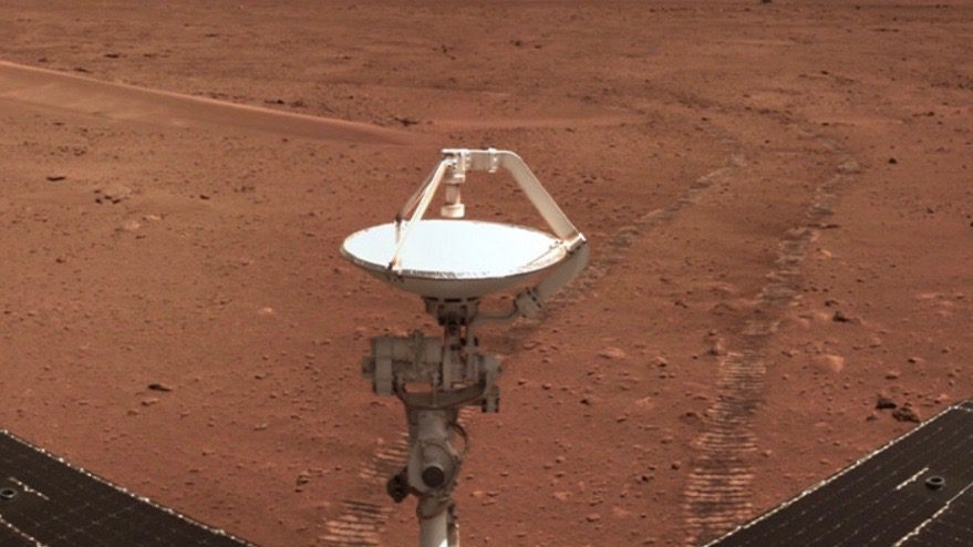 Chinese rover on Mars