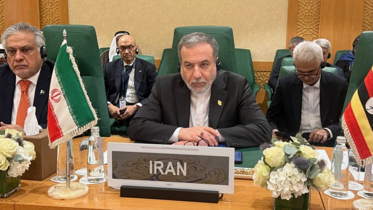 Abbas Araghchi at the meeting of the Organization of Islamic Cooperation