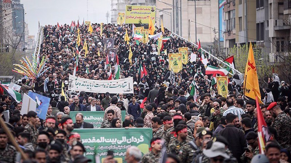 On International Quds Day, millions in Iran march in solidarity with Palestine