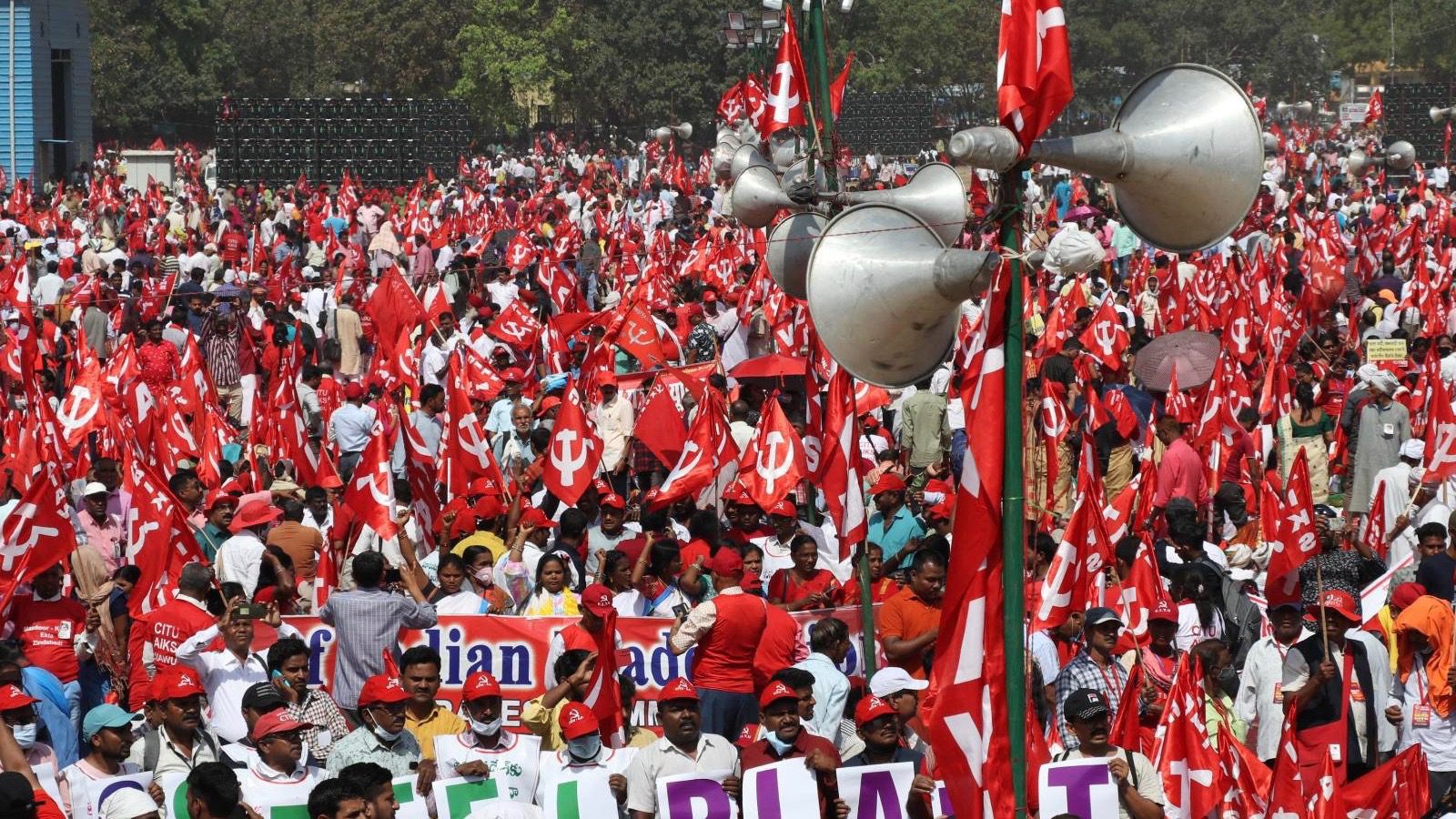MKSS famers workers rally India