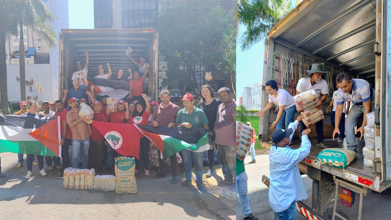 MST sends another donation of 11 tons of food to families in Gaza