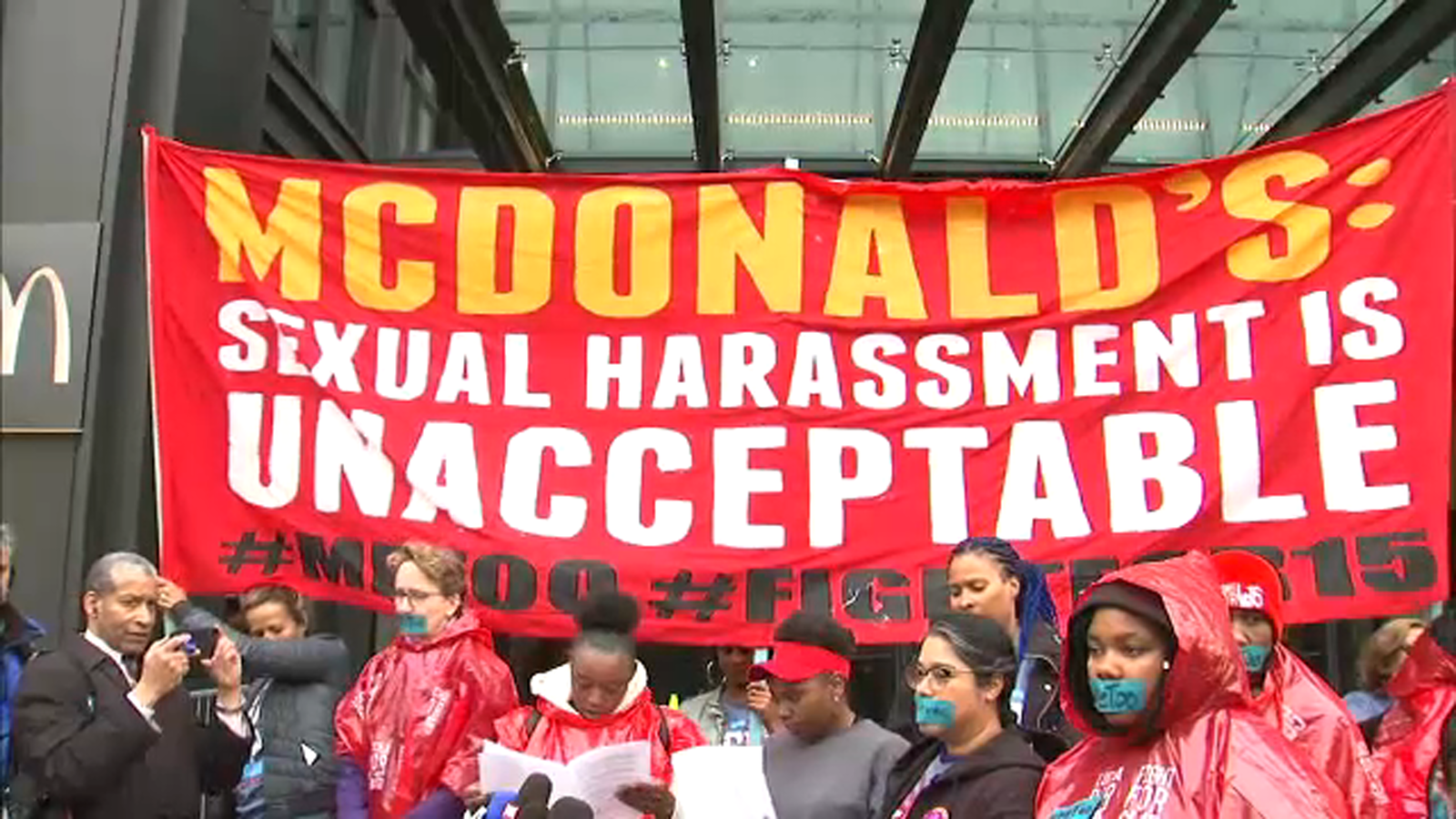 McDonald's sexual harrasment protests