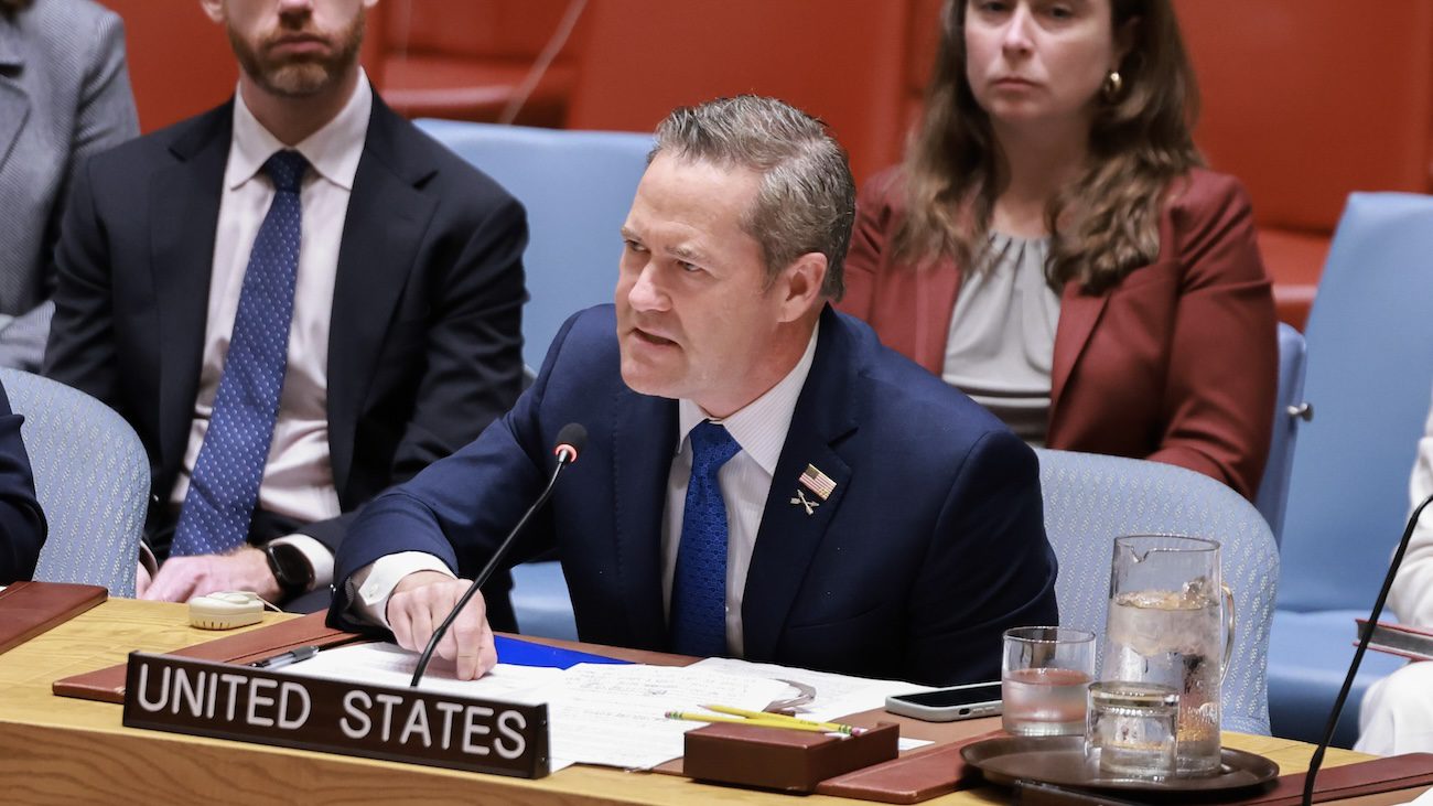 US Ambassador to the United Nations Mike Waltz