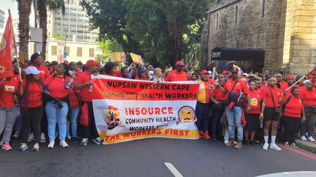 Community Health Workers across South Africa mobilize ahead of election